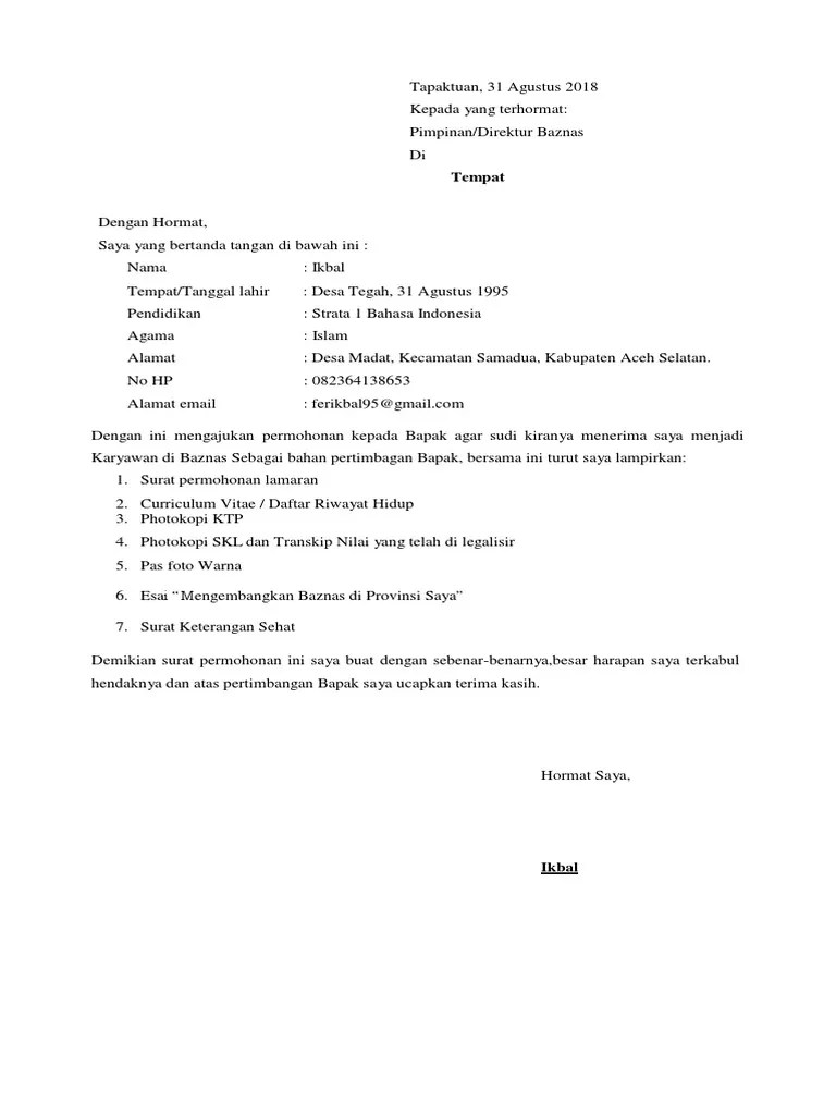 Untuk lebih lengkapnya tentang prospek kerja psikologi bisa kamu Surat Lamaran Baznas Pdf