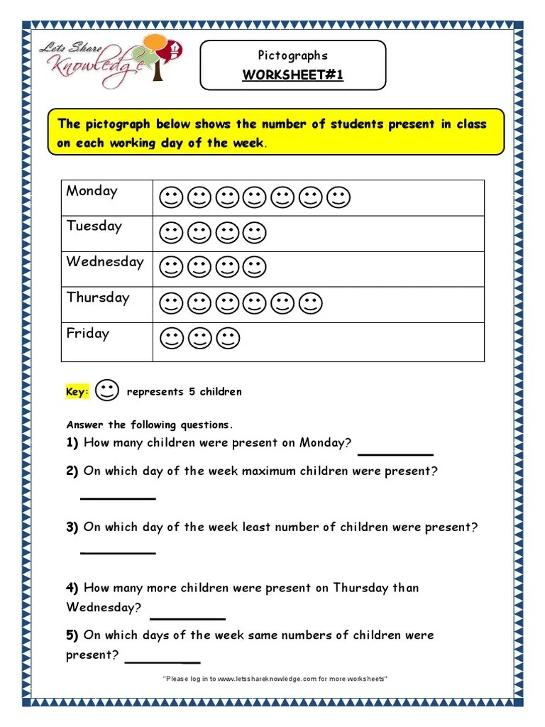 data handling worksheet
