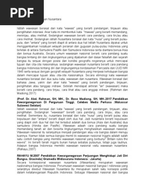 Bahan mendasar dalam sistem ketatanegaraan republik indonesia. Pengertian Wawasan Pdf