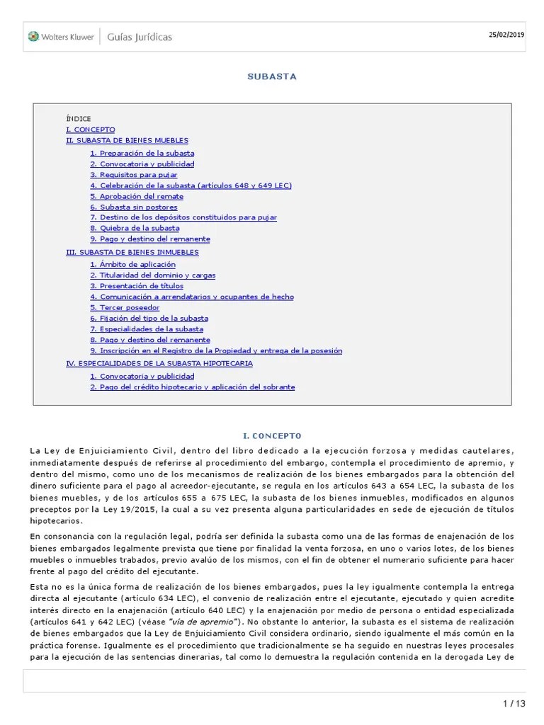 Subasta | PDF | Subasta | Propiedad