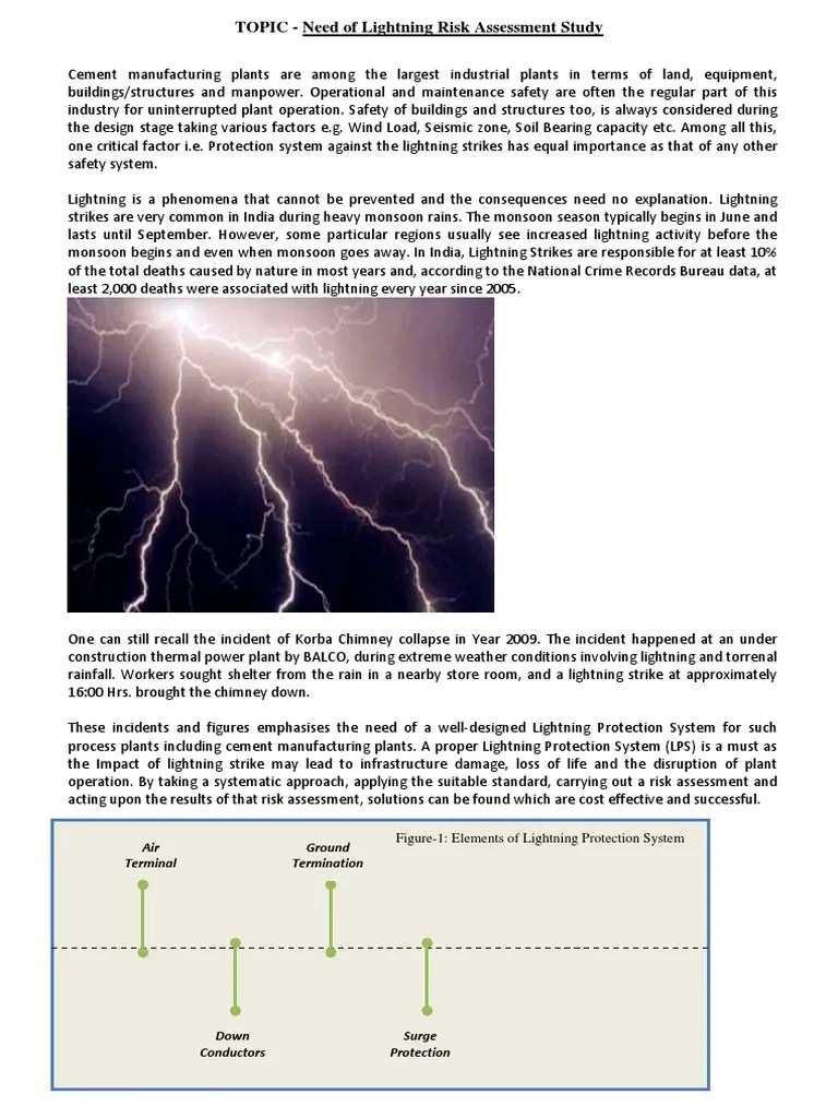 Article - Lightning Risk Assessment Study | PDF | Risk Assessment | Risk