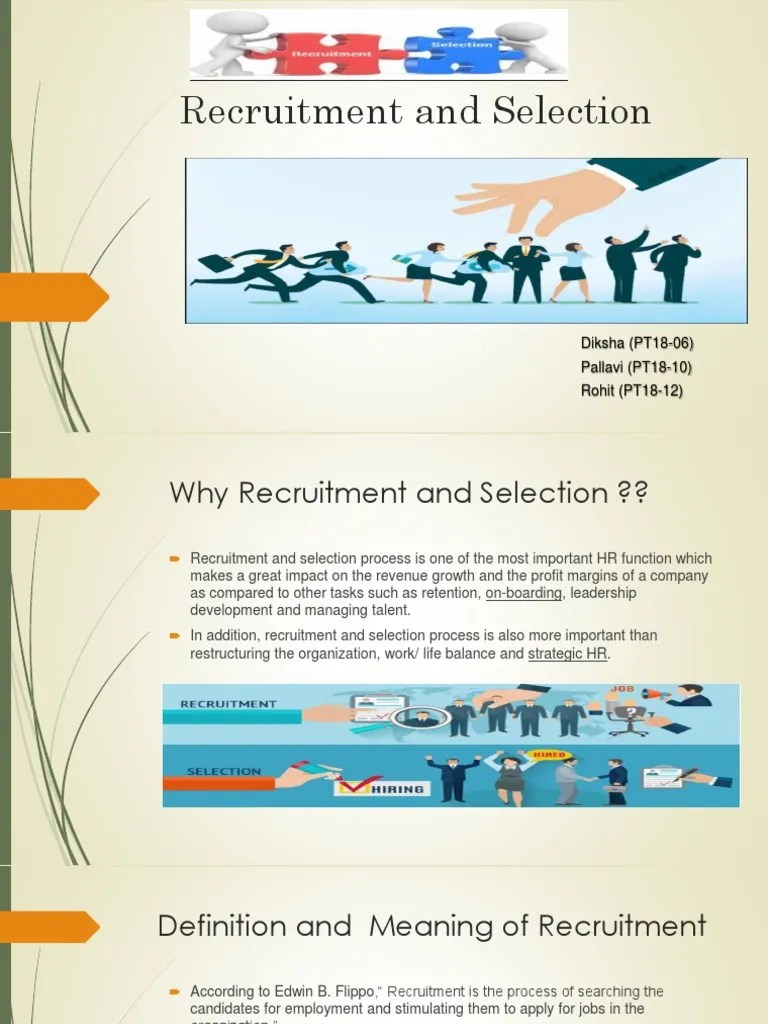 Recruitment And Selection | PDF | Recruitment | Employment