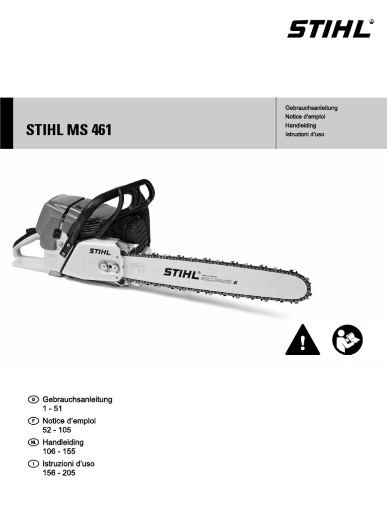 Stihl Ms 461 | PDF