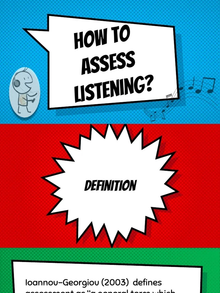 How To Assess Listening | PDF | Rubric (Academic) | Communication