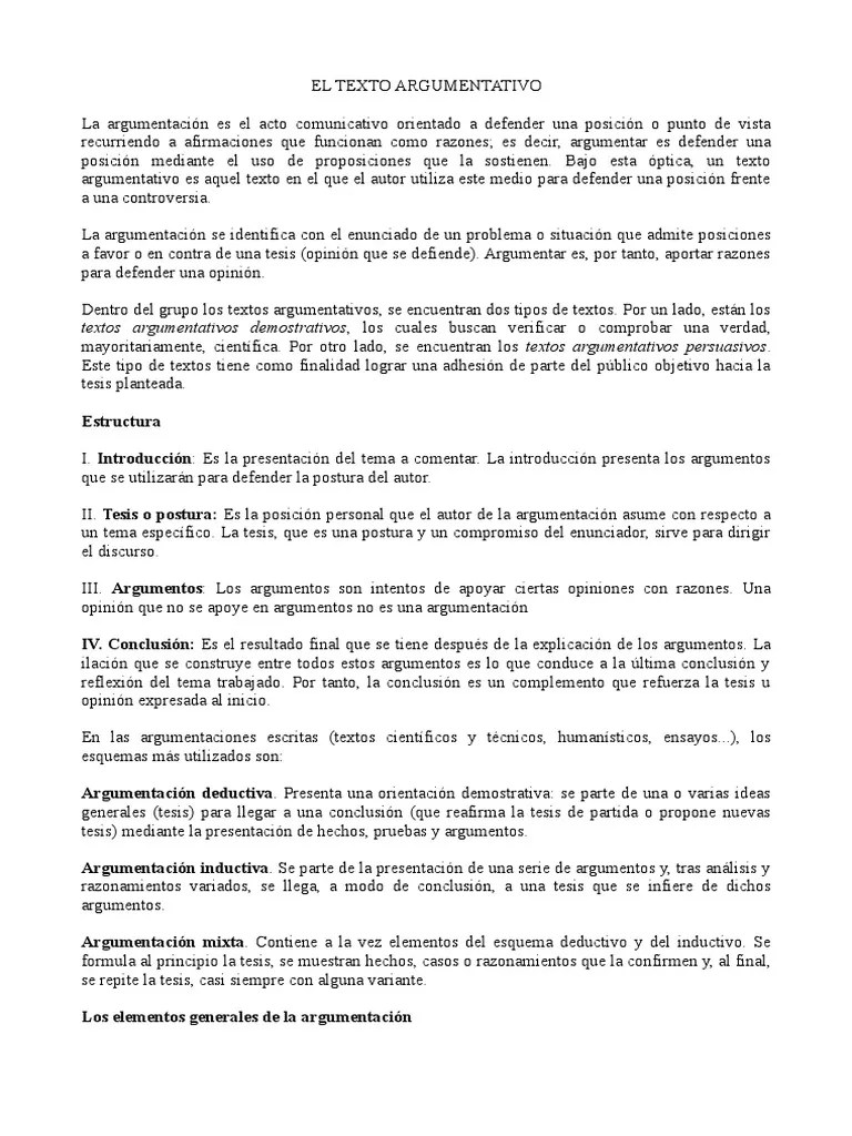 El hombre, desde su origen, guiado por unas miras que pretenden ser prácticas . Texto Argumentativo Pdf Argumento Certeza