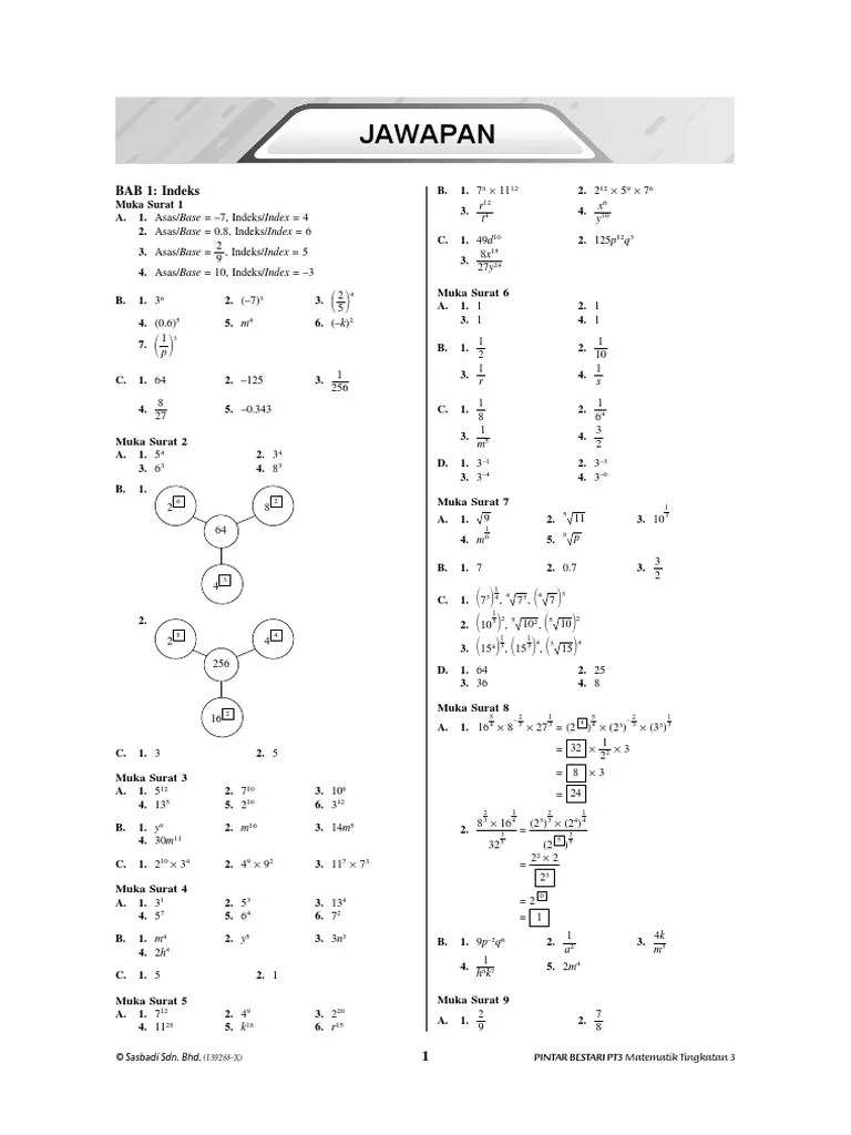 Jawapan buku teks digital matematik tingkatan 5 kssm (dengan langkah kerja lengkap). View Jawapan Matematik Pintar Bestari Tingkatan 5 Png Kuching