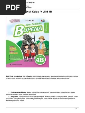 Jual bupena 4a 4b 4c 4d revisi 2019 erlangga buku soal kunci jawaban buku bupena jilid . Bupena Untuk Sd Mi Kelas Iv Jilid 4b Pdf