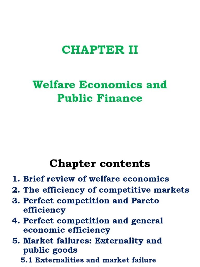Public Finance Chapter 2 | PDF | Welfare Economics | Pareto Efficiency