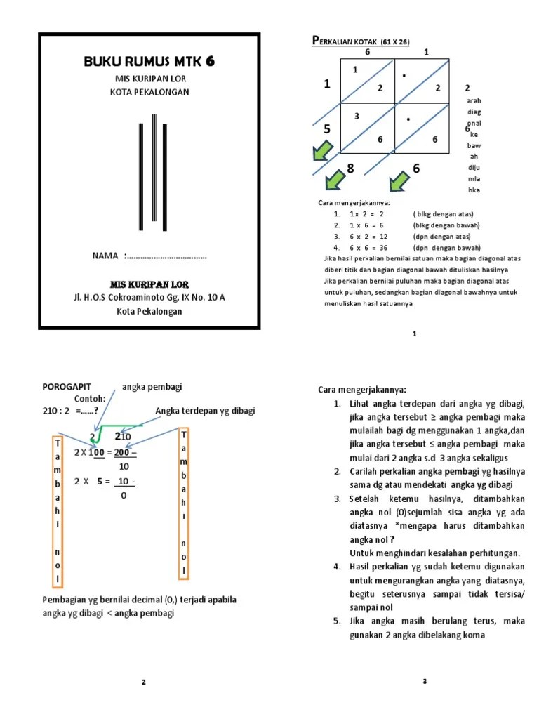 Contoh Soal Porogapit Kelas 3 - Kunci Sukses