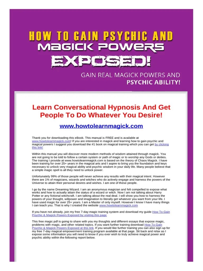 Conversational Hypnosis | PDF | Hypnosis | Trance