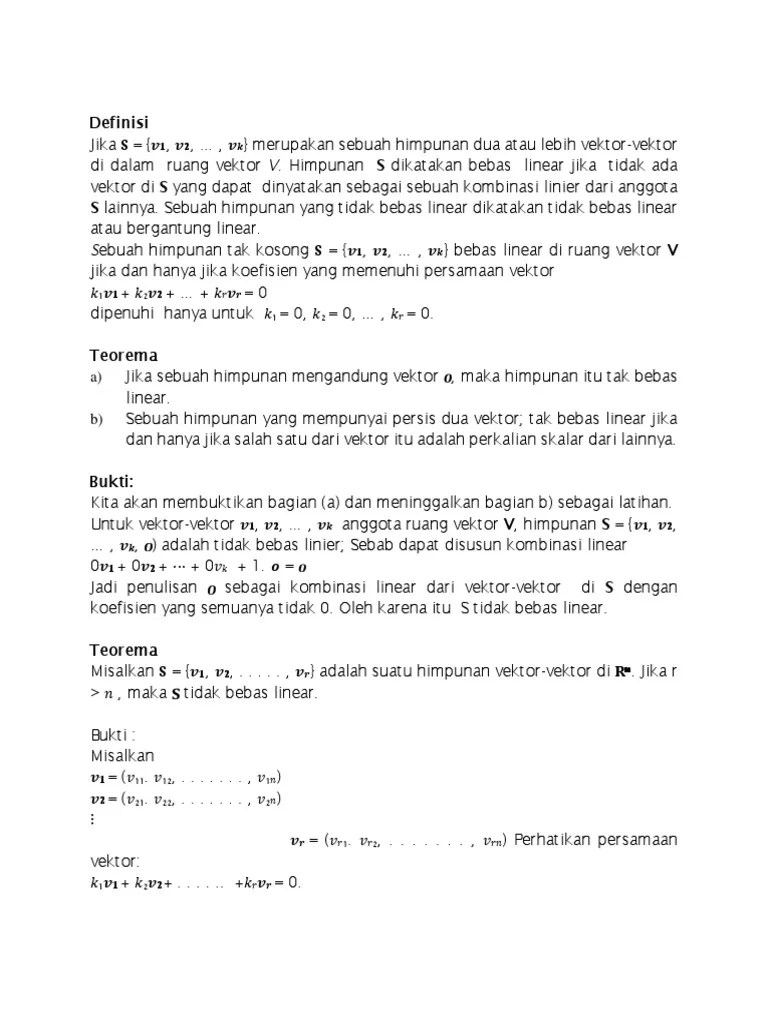 Soal dan pembahasan matematika tentang vektor. Contoh Soal Kombinasi Linear Pada 2 Vektor - Kunci Ujian