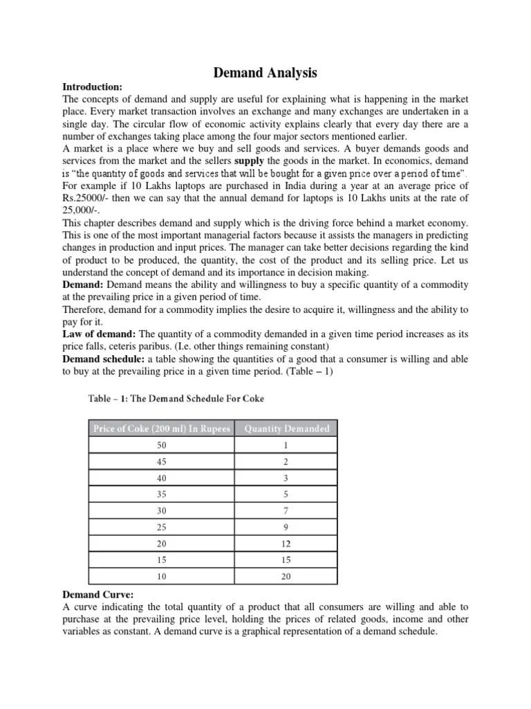 Demand, Elasticity Of Demand And Demand Forecasting | PDF | Demand Curve | Price Elasticity Of ...