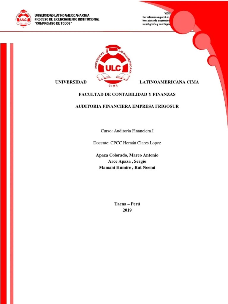 Informe De Auditoria | PDF | Auditoría | Contralor