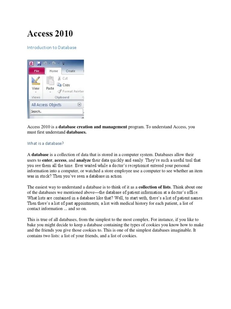 Understanding Databases: An Introduction To The Fundamental Concepts ...