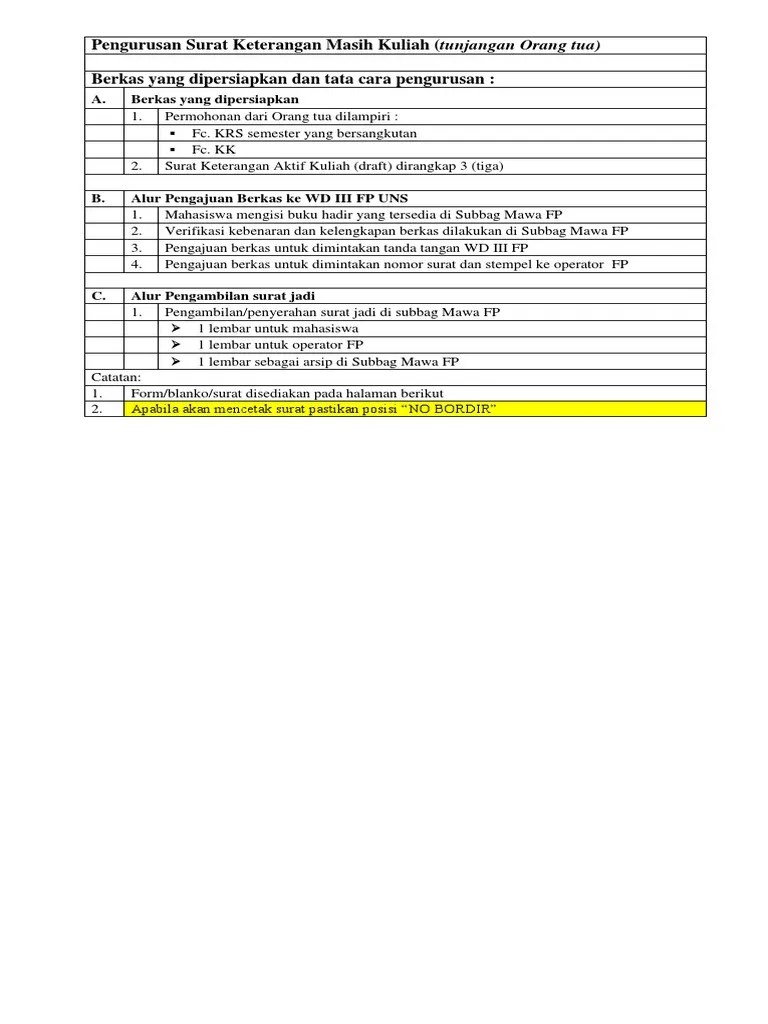 Mengajukan permohonan untuk mendapatkan bantuan ukt/spp melalui skema kartu. Keterangan Masih Kuliah Untuk Tunjangan Gaji Pdf