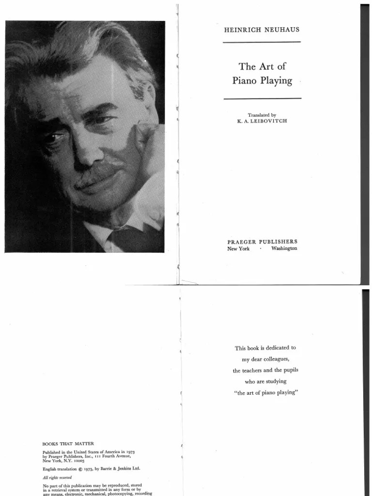 Heinrich Neuhaus The Art Of Piano Playing Part 1 Pdf
