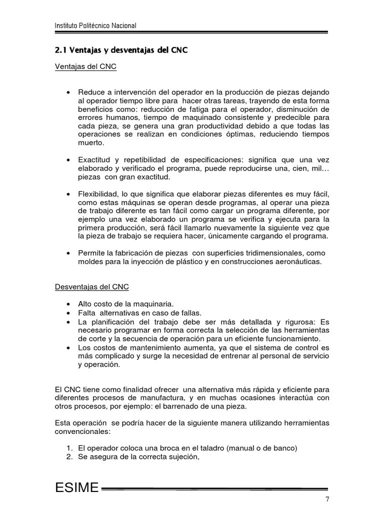 Manual De Torno Y Fresadora CNC | PDF | Control Numerico | Eje