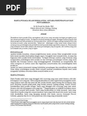 Contoh surat kuasa mentadbir usa momo cute766. Harta Pusaka Pdf
