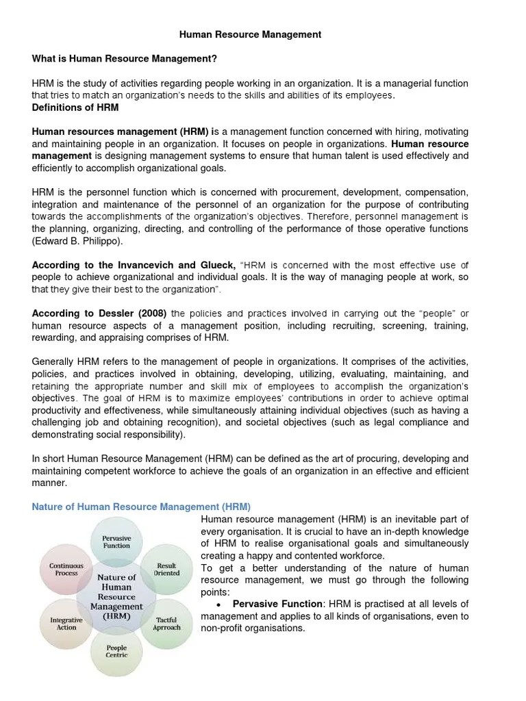 Human Resource Management-2 MBA | PDF | Human Resources | Employment