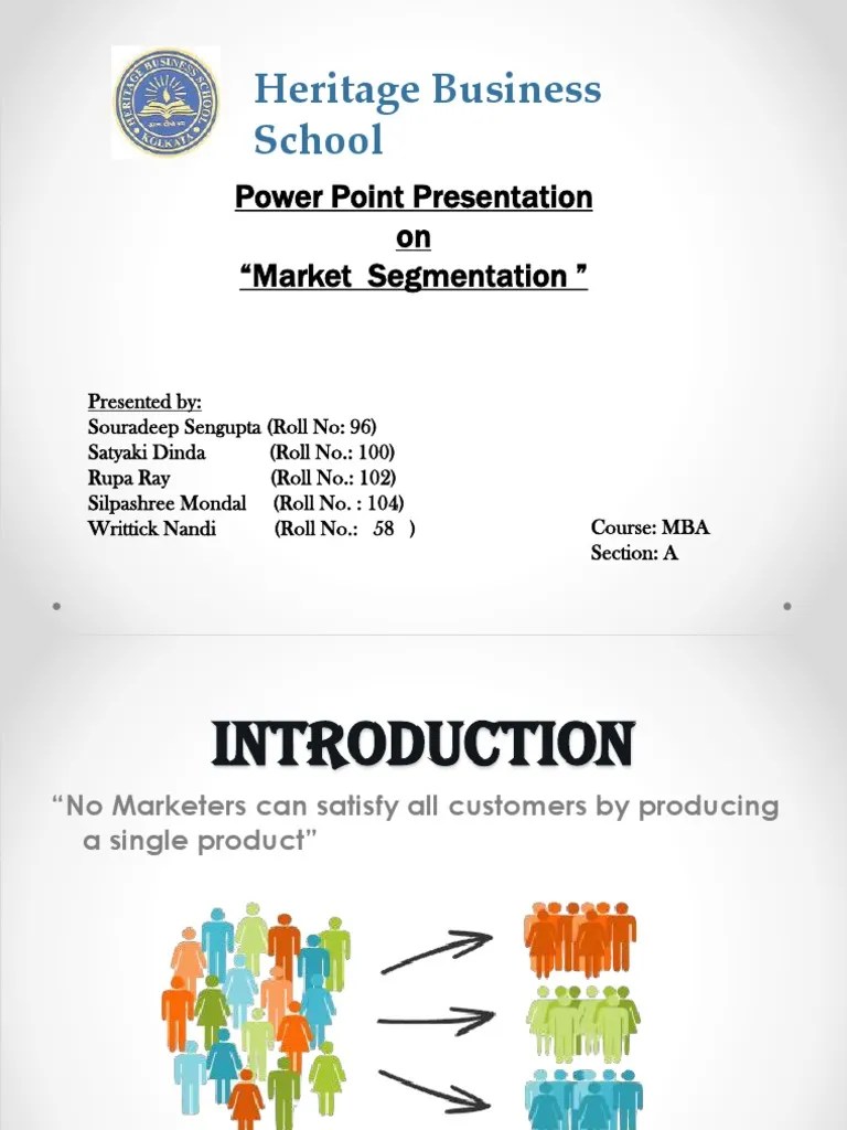 On Market Segmentation | PDF | Market Segmentation | Coca Cola