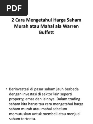 Harga pasar per lembar saham di laporan . Cara Melihat Harga Saham Mudah