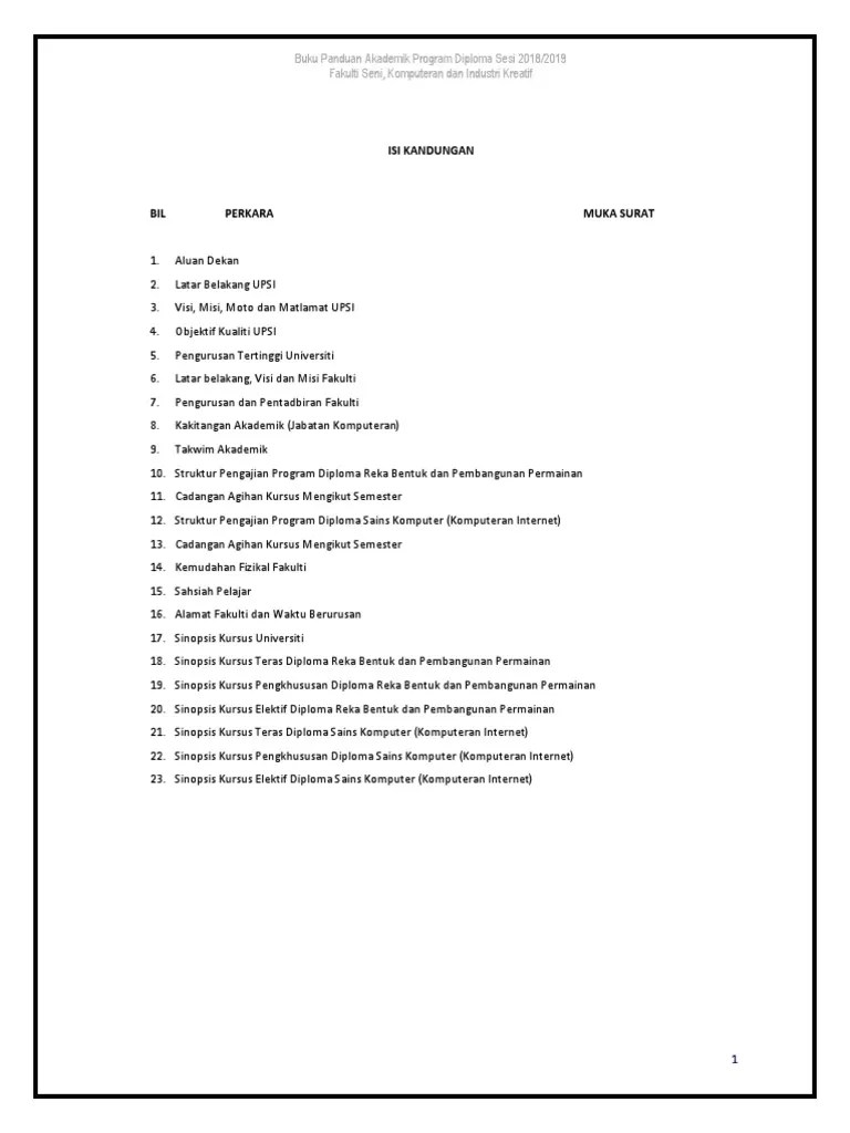 Jadi,kiranya kalo saya sebenarnya bukan pelajar asasi perubatan, boleh ke tak ye lepas abis asasi,saya amik doctor lagi2 kalo pointer saya time asasi tu tinggi. Struktur Program Diploma Upsi Pdf
