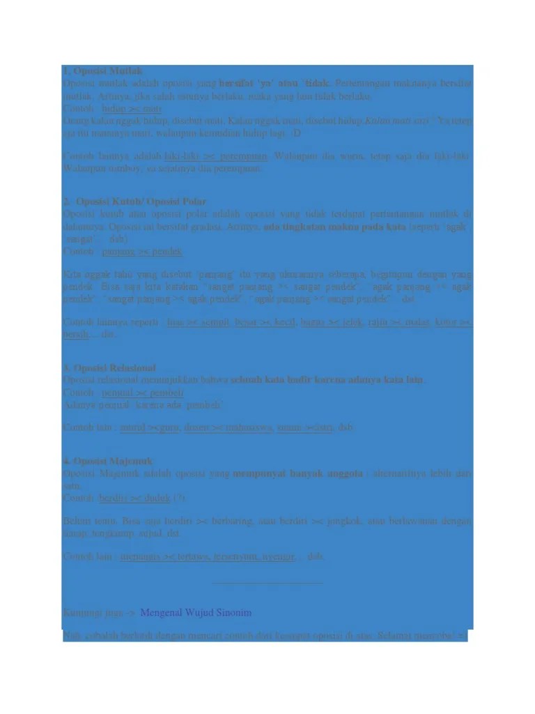 OPOSISI | PDF