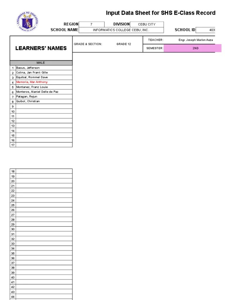 2nd Sem K12 Afternoon Css Project | PDF | Learning