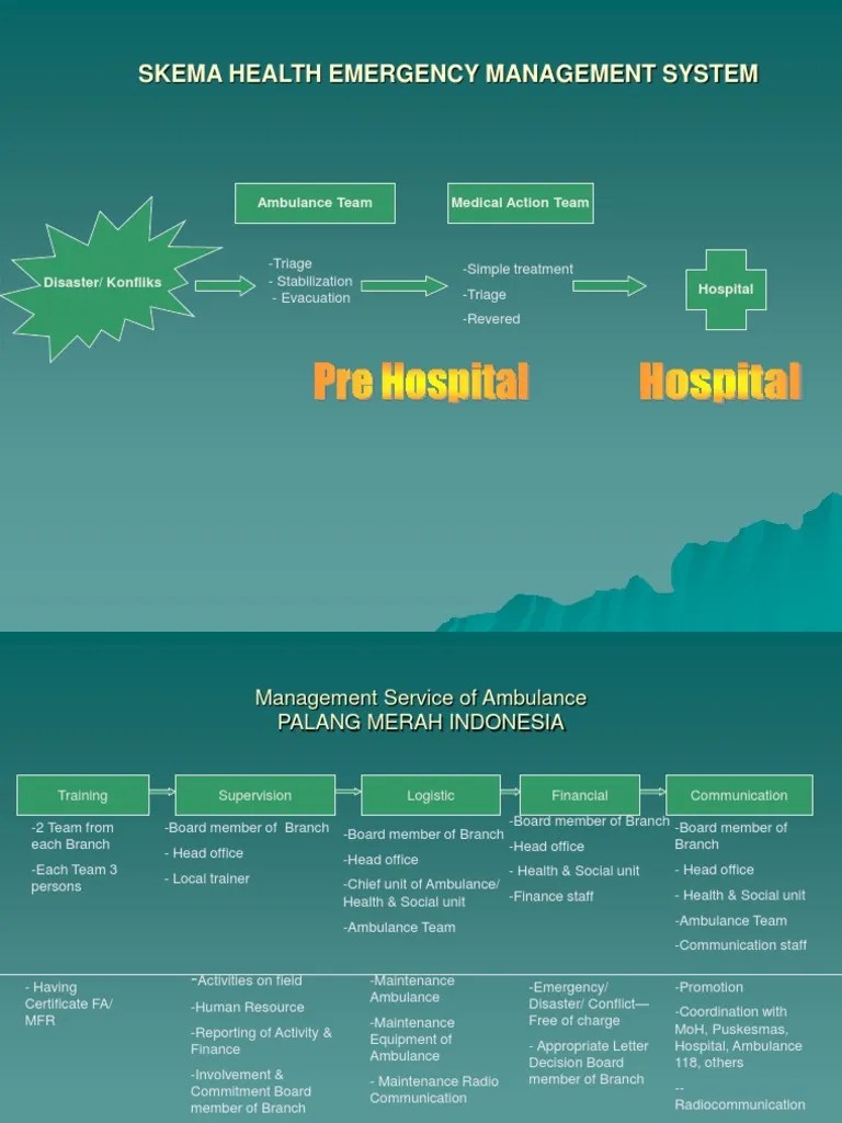 Skema Health Emergency Management System And Organizational Structure Of Ambulance Services For ...