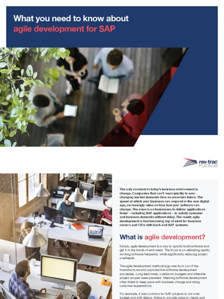 Agile Development For SAP | PDF | Agile Software Development | Software ...