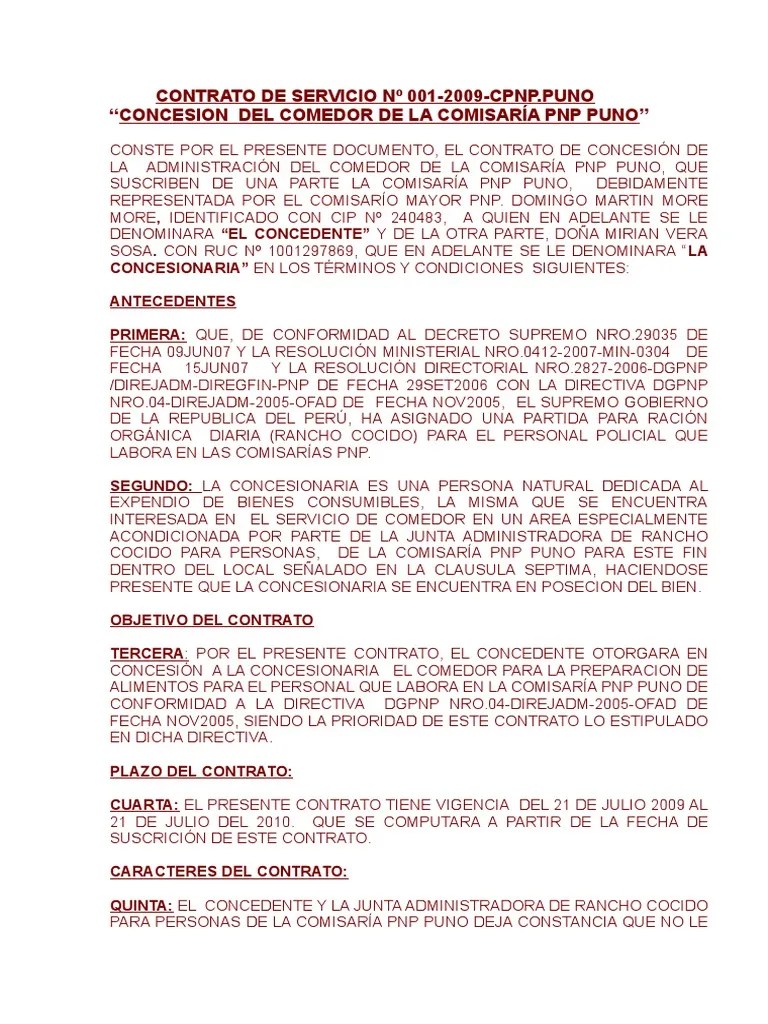 Contrato De Concecion Privada | PDF | Conceptos Legales | Justicia