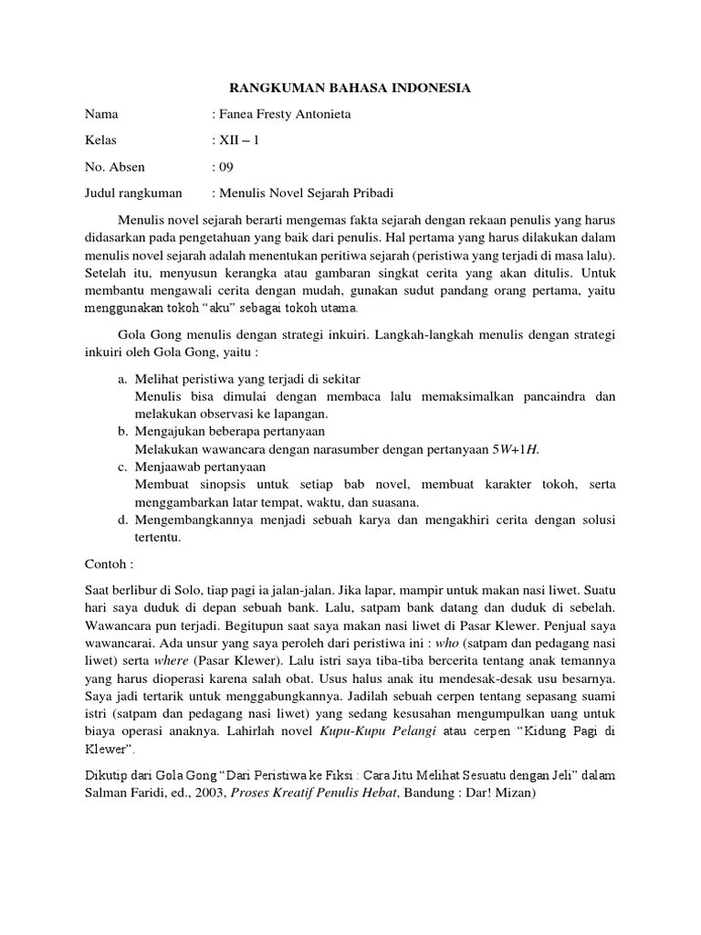 Teks Cerita Sejarah Research Papers Academia Edu Masa kecil saya cukup menyenangkan saya masuk ke taman kanak-kanak pada tahun 2003 dan selalu diantar setiap pagi oleh ayah dan siang harinya giliran ibu yang menjemput saya pulang sekolah.