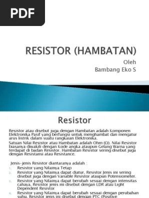 Resistor Hambatan Compressed