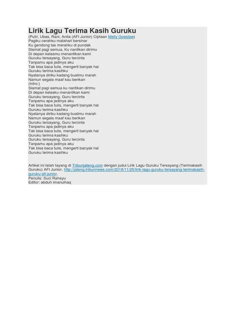 Foto Terima Kasih Guru