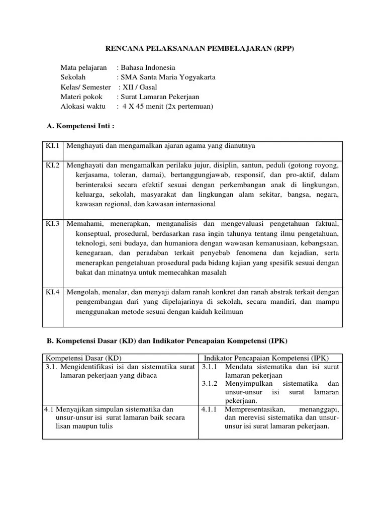 Contoh1 surat lamaran pekerjaan yang dipisahkan dari riwayat hidup. 50 Contoh Surat Lamaran Kerja Zenius Berbagi Resep