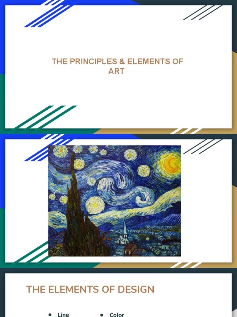 The Principles & Elements Of Design | PDF | Rhythm | Art Media