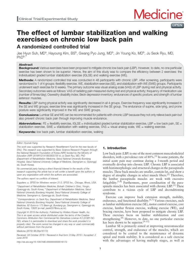Low Back Pain | PDF | Physical Therapy | Abdomen