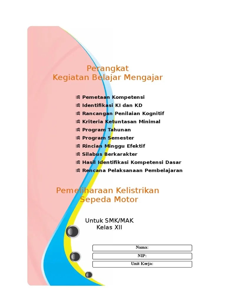 Latihan soal un teori kejuruan teknik sepeda motor beserta. Pemeliharaan Kelistrikan Sepeda Motor 12 Pdf