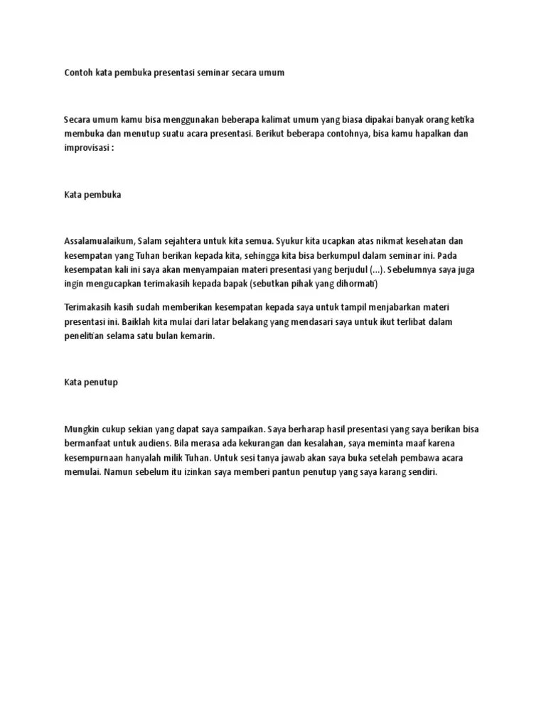 Contoh Kata Pem-WPS Office | PDF