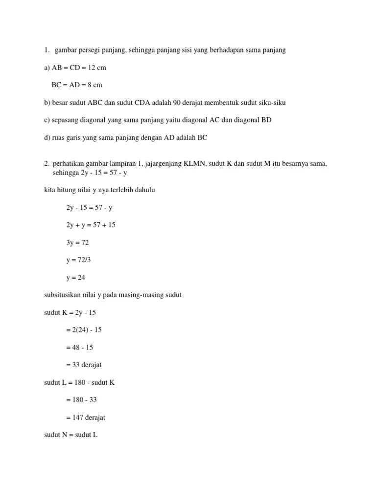 Latihan Soal Tabel 8.2 | PDF