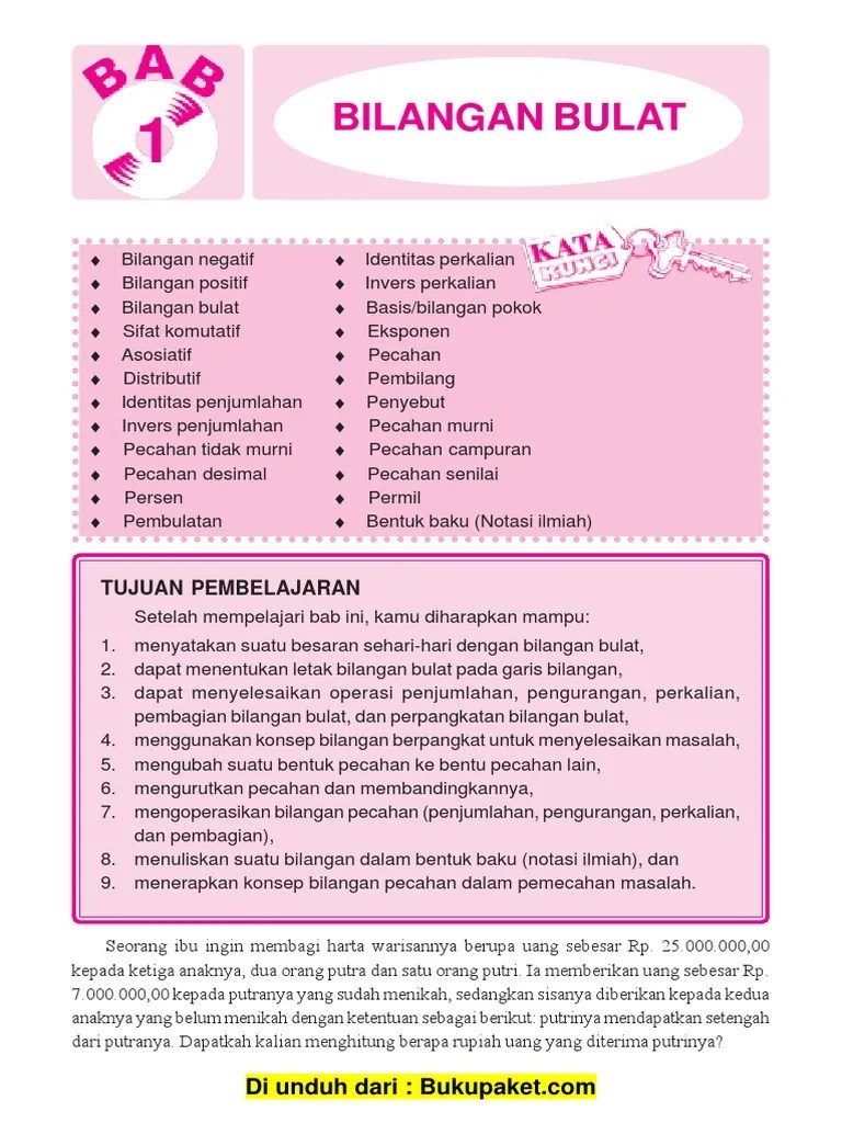 Bilangan Bulat | PDF