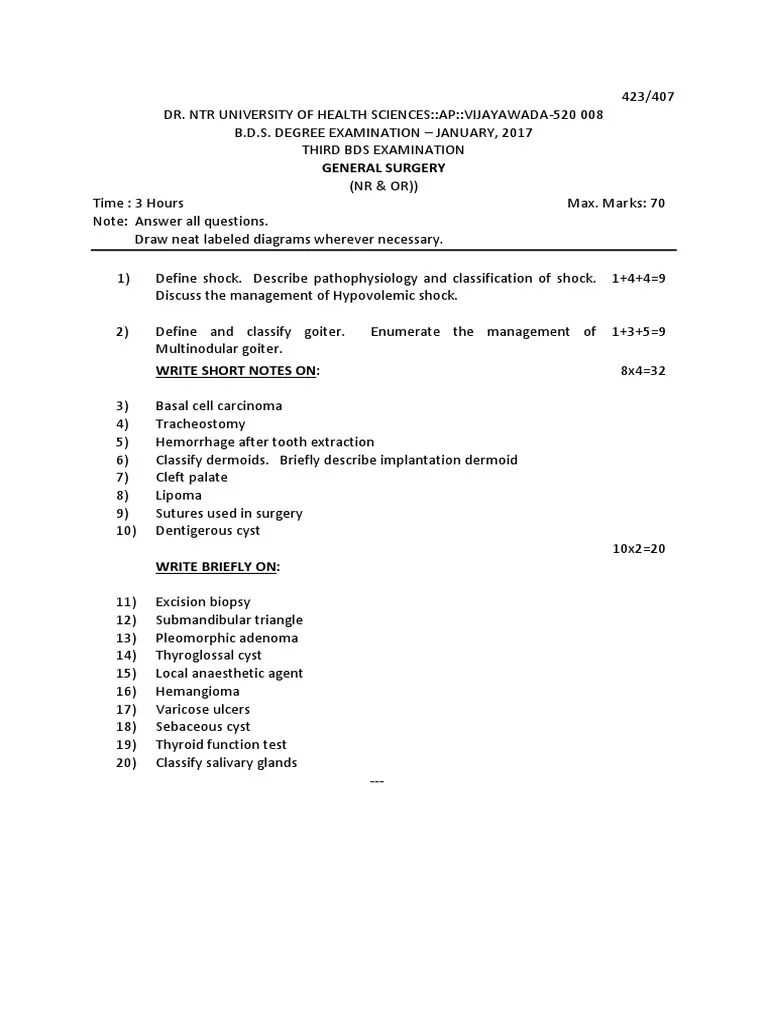 General Surgery | PDF | Surgery | Wound