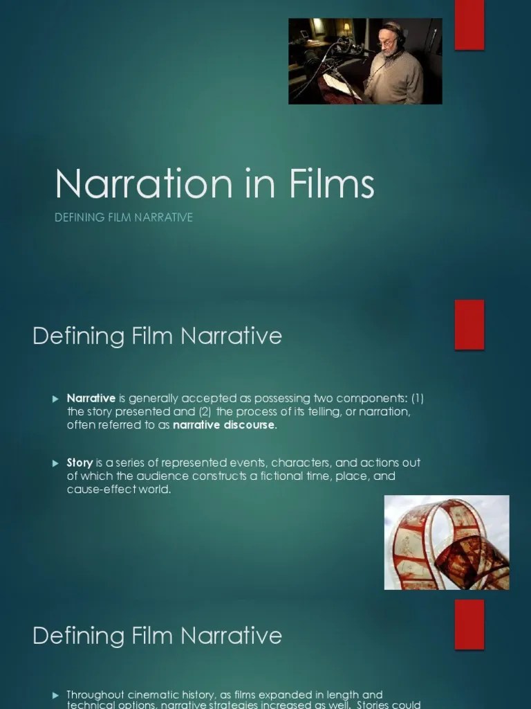 Defining The Essential Elements Of Narrative Film: Story, Narration ...