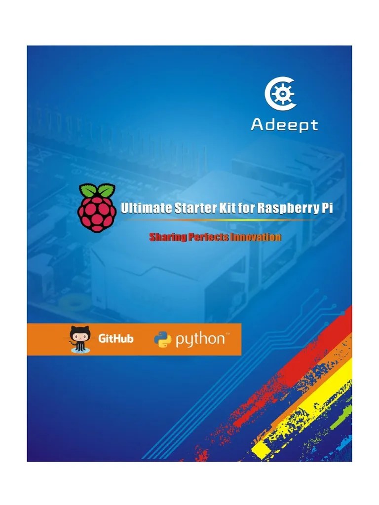 Adeept Ultimate Starter Kit For RPi Manual | PDF | Relay | Light ...