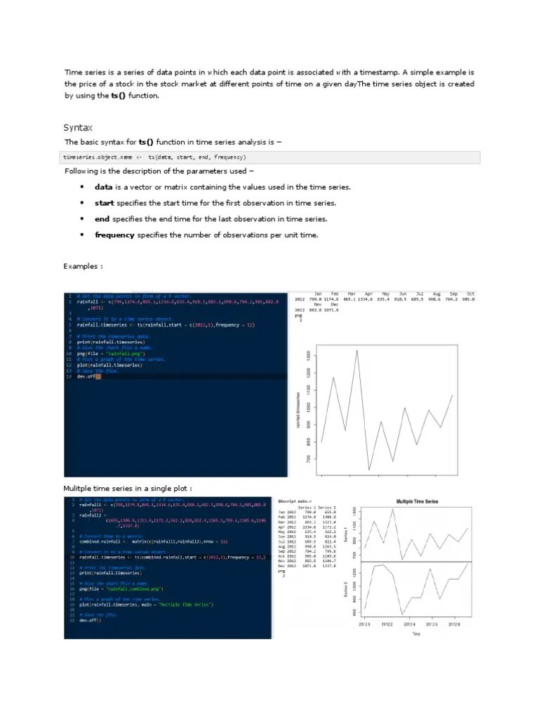 An Introduction To Time Series Analysis In R: Components, Stationarity ...
