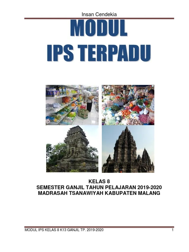 Modul pembelajaran jarak jauh (pjj) ips terpadu kelas 8 terdiri dari beberapa bab. Bahan Ajar Ips Kelas 8 Kami