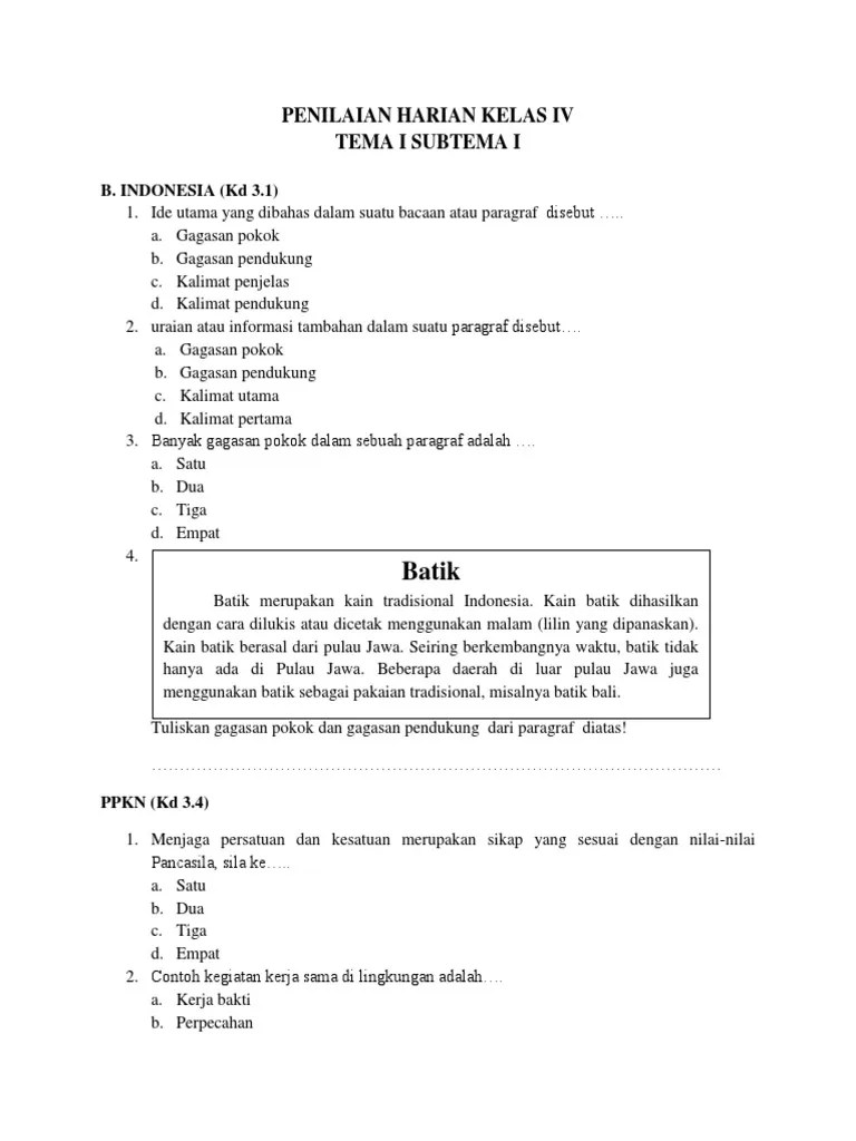 Temuan kendala dan solusi di kelas daring.docx. Tema 1 St 1 Pdf