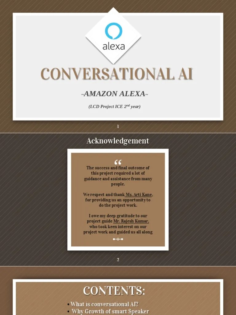 Artificial Intelligence Alexa | Download Free PDF | Amazon Echo | Artificial Intelligence