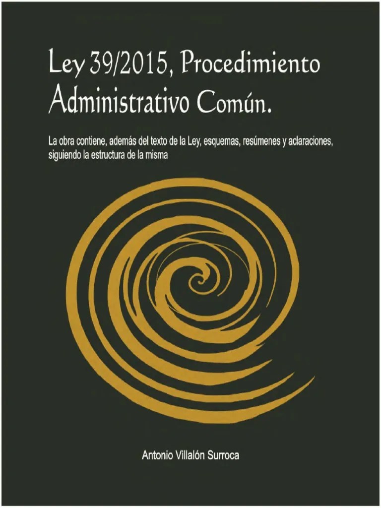 Procedimiento Administrativo Comun | PDF