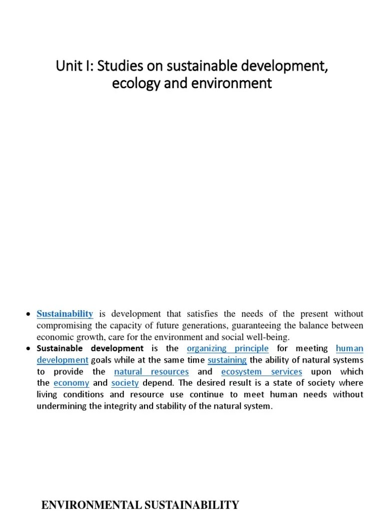 Sustainable Development, Ecology And Environment | PDF | Biodiversity | Food Web